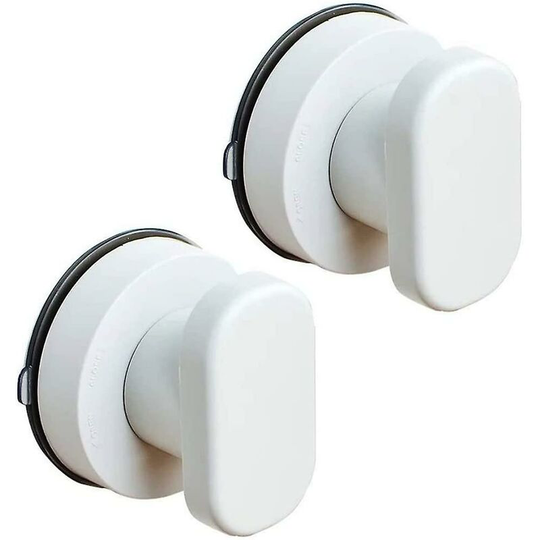 2pcs Suction Cup Door Handle Suction Cup Handle For Glass Door Suction Cup Handle Drawer Cabinet Cupboard Fridge Door Glass Portable Mobility Handle