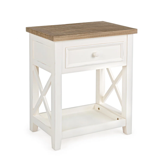 Sato 1 Drawer Bedside Table