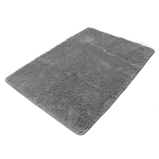 Giacob Shaggy Light Grey Rug