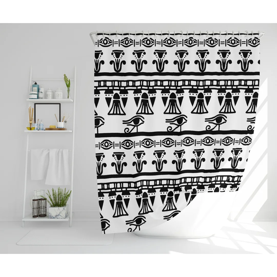 Sporgh Polyester Shower Curtain Set