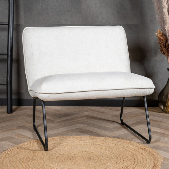 Modern Armchair Merle White - White