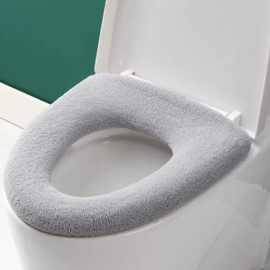 3 Pack Toilet Seat Covers Thick and Soft, Stretchy, Washable and Fits All Oval Toilet Seats - Rhafayre