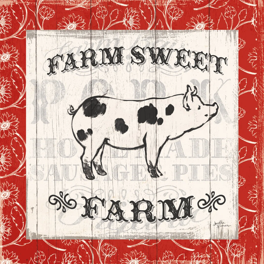 Farmers Market I by Janelle Penner - Wrapped Canvas Typography Print