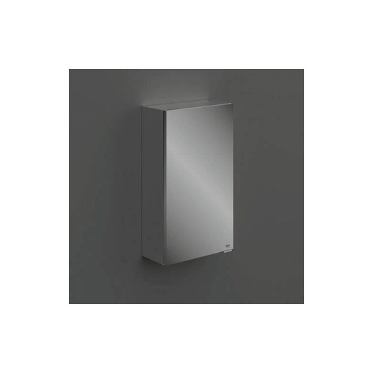 Joy 1 Door Wall Hung Mirror Cabinet - 400mm Wide - JOYMC04001 - Chrome - RAK