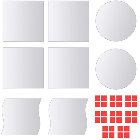 Hommoo - Eight Piece Mirror Titles Multi-S Glass VD10564