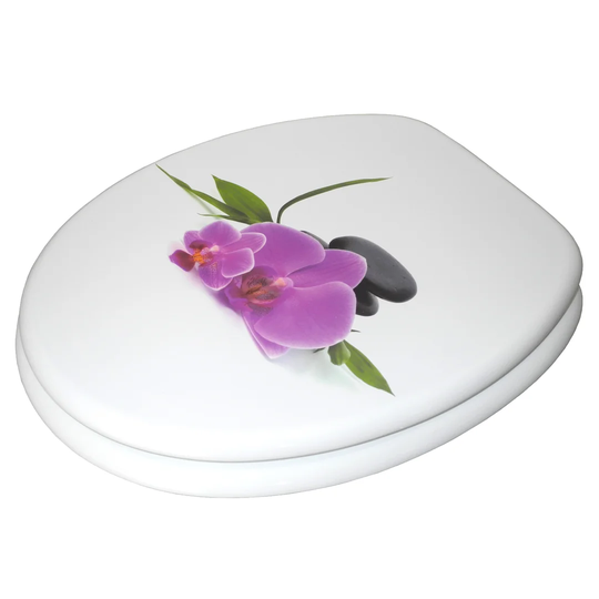 Orchid Elongated Toilet Seat