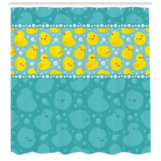 Banan Polyester Shower Curtain Set