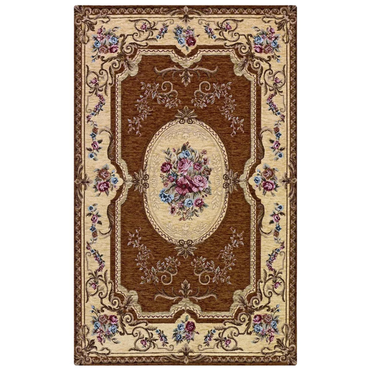 Fain French Brown Rug
