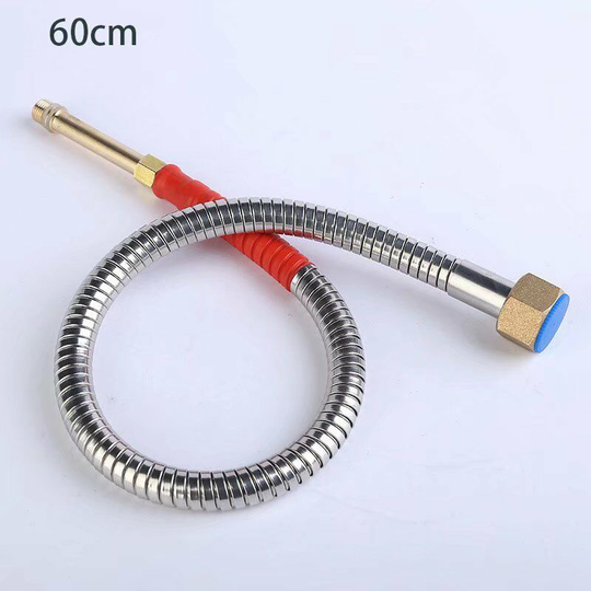 Betterlifegb - Faucet Pipe Metal Encryption Faucet Faucet Inlet Pipe Anti-Bending (60cm)