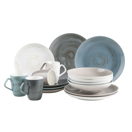 Laramie 16 Piece Dinnerware Set, Service for 4