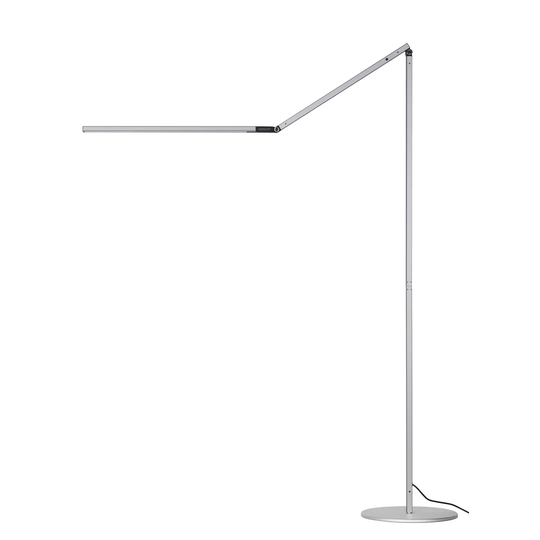 Z-Bar 111.76cm Reading Floor Lamp