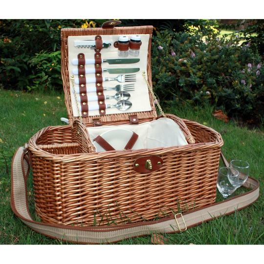 Deluxe 2 Person Picnic Basket