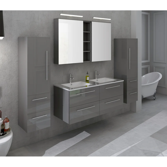 Geo 4 Piece 120mm Bathroom Furniture Suite