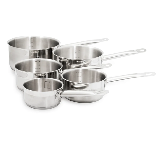Symple Stuff 5 Pieces Stainless Steel Cookware Set