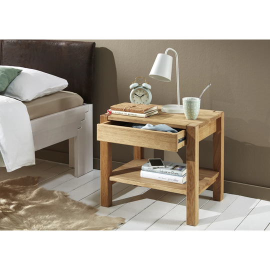 Blanch Side Table with Storage
