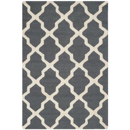 Darbonne Hand Tufted Wool Grey Rug