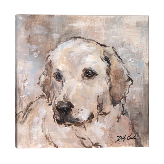 'Lovely Lab' by Technodrome1 - Wrapped Canvas Photograph Print