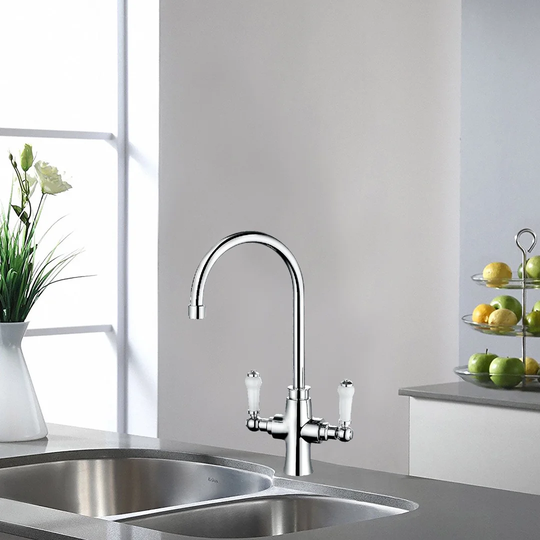 Laelia Twin Lever Monobloc Tap