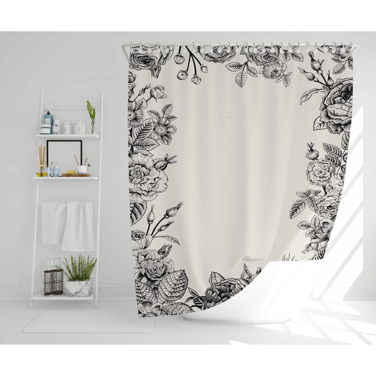 Siegbald Polyester Shower Curtain