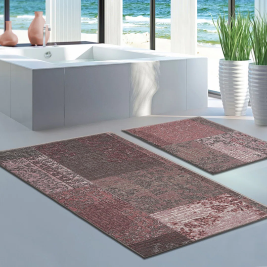 Betha 2 Piece set Rechtangle Bath Mat