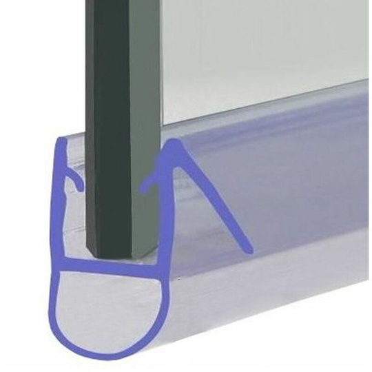 Shower Seal for Screens, Doors or Panels | Fits 4, 5 or 6mm Glass | Seals 3-7mm Gaps | SEAL011 (90cm) - Clear