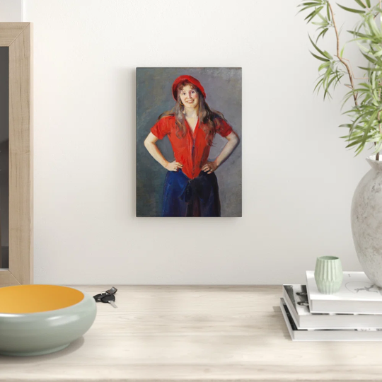 'Oda' by Christian Krohg Printing Print