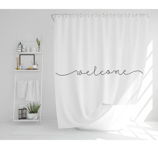 Elizama Polyester Shower Curtain