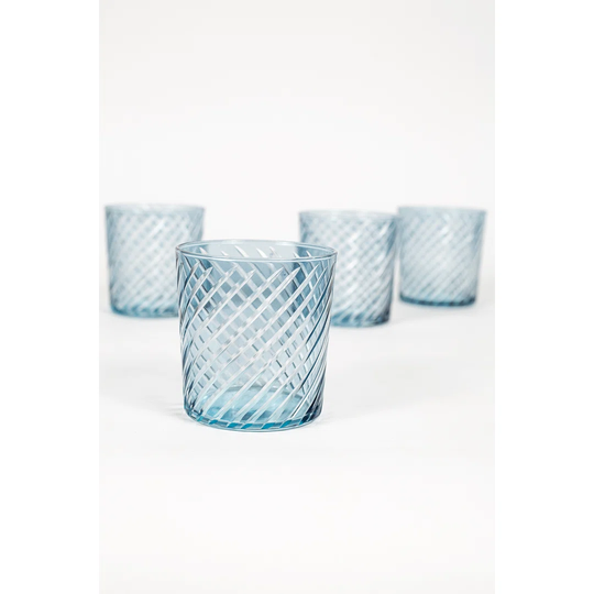 Weissport Water Juice Drinking Glasses | Set Of 4 | 12.8 Oz | Palermo Collection | Crystal Glass | Perfect For Home, Restaurants And Parties | Water G