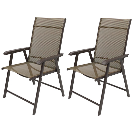 Aimee-Lea Folding Stacking Patio Dining Armchair