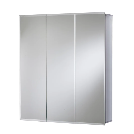 Grove Triple Door 61cm x 66cm Surface Mount Mirror Cabinet