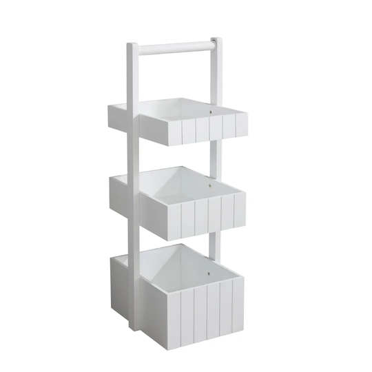 Dolly 27Cm W x 76Cm H x 32Cm D Free-Standing Bathroom Shelf Bathroom Shelves