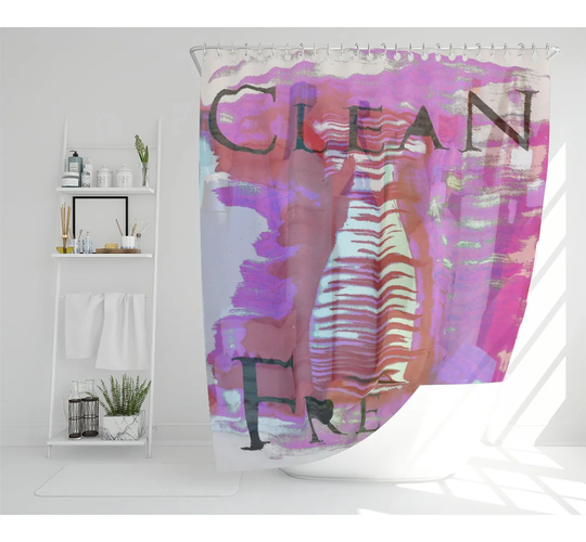 Dimitrija Polyester Shower Curtain Set