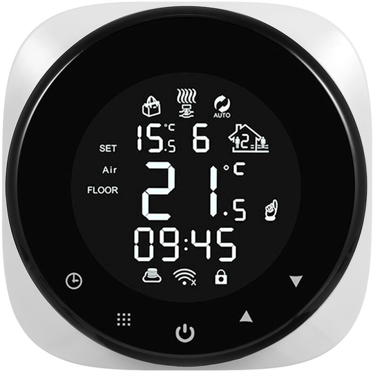 Asupermall - tuya Wifi Smart Thermostat Digital Temperature Controller app Control lcd Display Touch Screen Week Programmable Energy Saving for Home