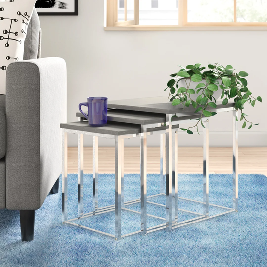 Etowah 3 Piece Nest of Tables