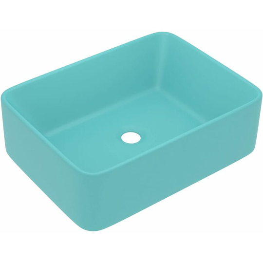Luxury Wash Basin Matt Light Green 41x30x12 cm Ceramic Vidaxl Green
