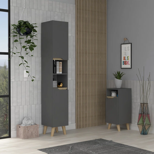 Set Laurent, Column + Medium Wall Cabinet
