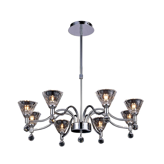 Dononvan 8-Light Shaded Chandelier