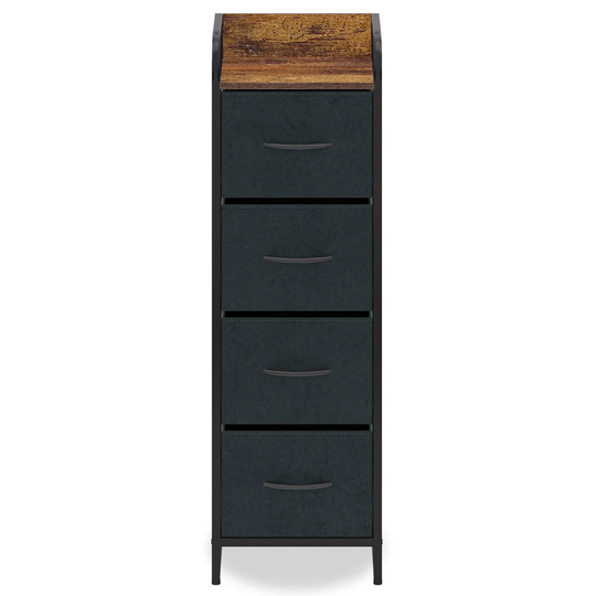 Lahti 4 Drawer 31Cm W Iron Chest of Drawers