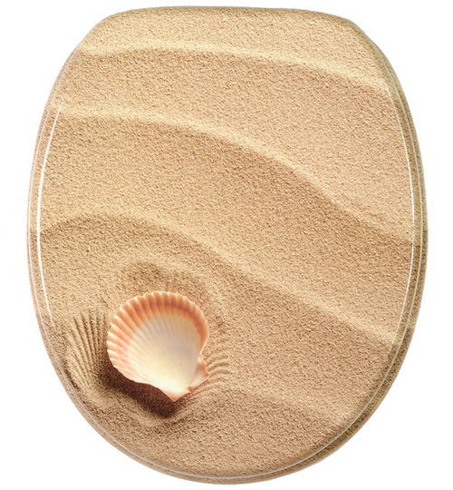 Partlow Round Toilet Seat Sticker