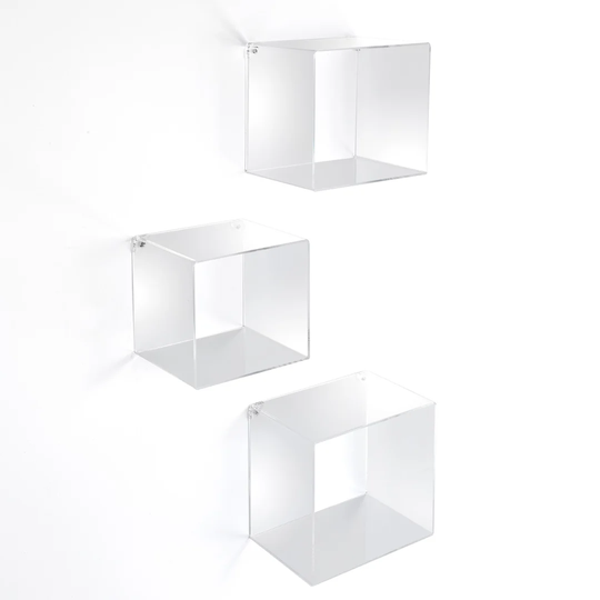 Cube 3 Piece Wall Shelf Set
