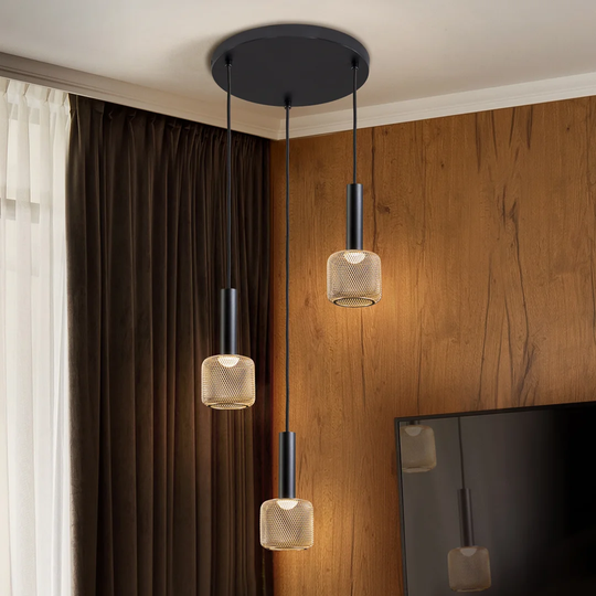 Nucla 3 - Light Drum Linear LED Pendant