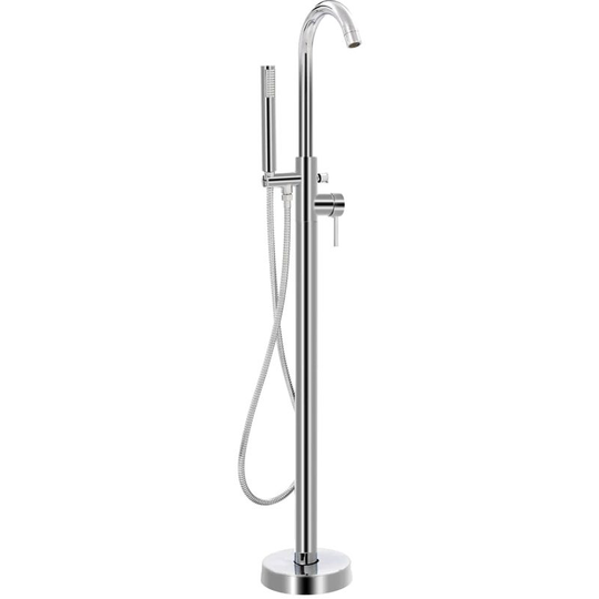 Freestanding Bathtub Faucet Stainless Steel 118.5 cm VD06421 - Hommoo