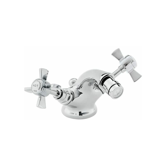 Dawlish Bidet Mixer Tap - Chrome - TDCC05 - Chrome - Heritage