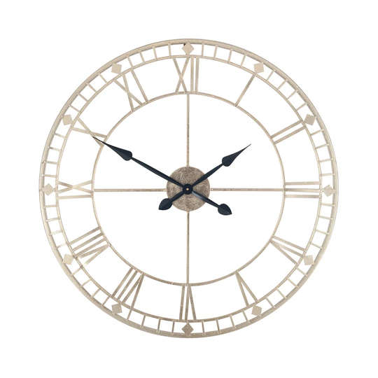 Oversized Metal Round 80cm Wall Clock