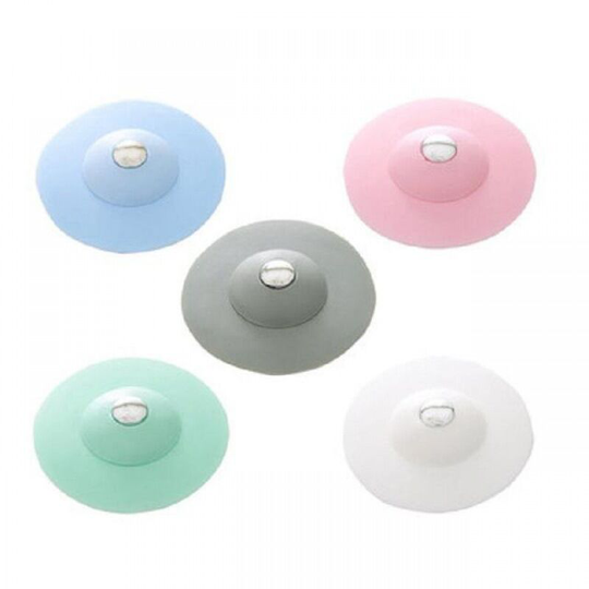 Betterlife Sink Stopper, 5 Pieces Universal Drain Stopper, Bathtub Stopper, Universal Kitchen Sink, for Bathroom Kitchen Sink (Blue, Green, Pink,