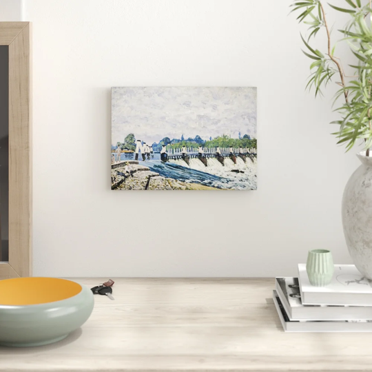 'Hampton Court' by Alfred Sisley Printing Print