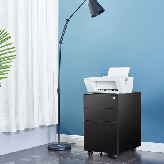 Budde 3 Drawer Filing Cabinet