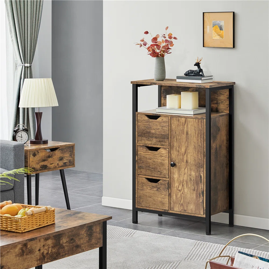 Elrama 55.5Cm W x 86.5Cm H x 30Cm D Free Standing Bathroom Cabinet