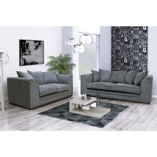 Kensington 3 & 2 Seater Sofa Set - Grey
