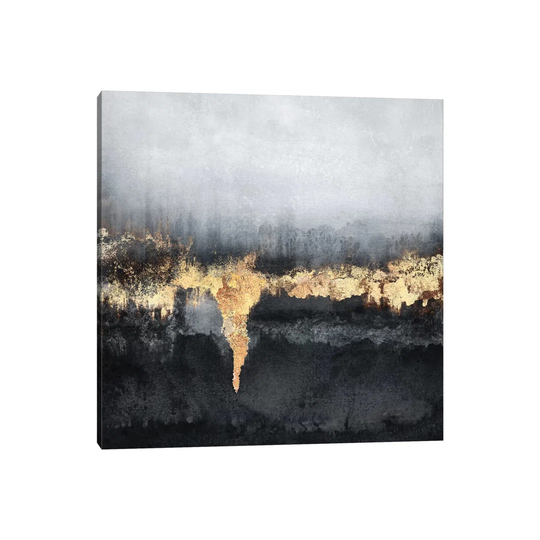 Uneasy - Square by Elisabeth Fredriksson - Wrapped Canvas Graphic Art